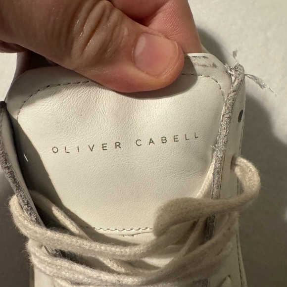 Oliver Cabell Classic White Sneakers - Picture 7 of 9